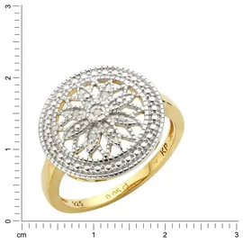 Diamonds by Ellen K. Silber 925 vergoldet mit 5x Diamant zus. 0,05ct.