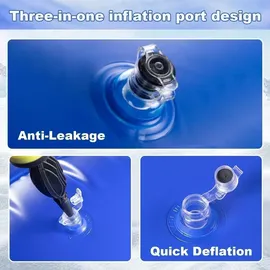 luxuskollektion Poolkissen Winter blau 120 x 240 cm