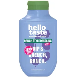 hellotaste Joghurt Sylter Art Dressing 300ml - kalorienreduziert, ohne Zuckerzusatz & voller Geschmack | Für Gerichte, zum Grillen uvm. | Vegan, aspartamfrei, glutenfrei, sojafrei | 1 x 300ml