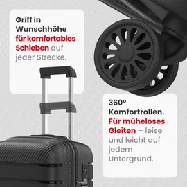 GENTOR Hartschalenkoffer GTSC XL 96 L Schwarz