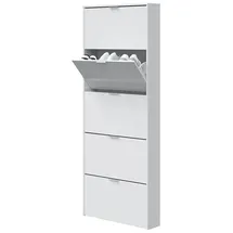 CaliCosy FORES HABITAT Schuhkipper 70 x 180 x 17 cm glänzend weiß / weiß