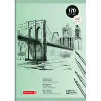 Brunnen Zeichenblock, A2, 10 Blatt