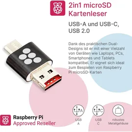 BerryBase Raspberry Pi 4 Starterkit, 64GB microSDHC inkl. Pi OS, Gehäuse, Netzteil, HDMI-Kabel und Zubehör - RAM: 1GB - Farbe: weiß