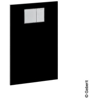 Geberit Designplatte für Geberit AquaClean WC-Aufsatz, Hochdruck-Schichtstoffplatte/Glas, schwarz/Glas 115324SJ1