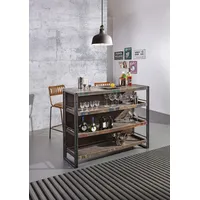 GUTMANN FACTORY Barschrank Titan 140 x 105 x 52 cm Braun