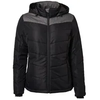 Damen Winterjacke "JN1133" - S - black/anthracite-melange