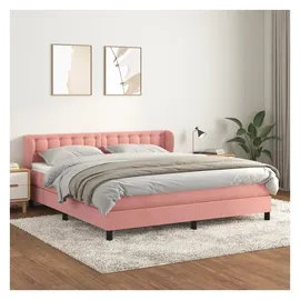 vidaXL Boxspringbett 180 x 200 cm Rosa