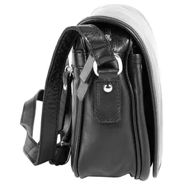 Samantha look Umhängetasche Leder Black