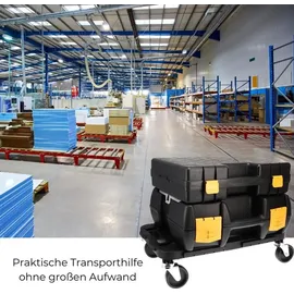 GarPet Transportroller Rollbrett Transportrollen Rollbrett Werkstatt Pflanzen Rollbretter Transport Möbelrollen flach Pflanzenroller eckig Transporthilfe