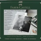 Faber-Castell Bleistift Pitt Graphite Matt 115224, Härte HB-14B,B-8B, schwarz/grün 4005401152248 Faber-Castell