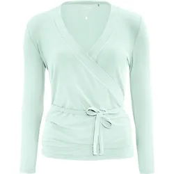 SCHNEIDER SPORTSWEAR MARIAHW-LONGSLEEVE Damen Yoga-Langarmshirt mint - 42