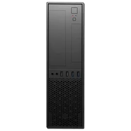 Unykach UK3001 Slim Micro ATX Desktop-Gehäuse USB 3.0 schwarz