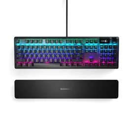 SteelSeries Apex 5 Tastatur - Tastenweise RGB-Beleuchtung - Oled Smart-Display - Amerikanisch (QWERTY) Layout, Schwarz