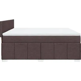 vidaXL Boxspringbett 180 x 200 cm Dunkelbraun