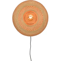 GOOD & MOJO Wandleuchte "Palawan", beige (natur), Lampen