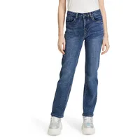 Cartoon Damen, Regular Fit-Jeans mit Strass Dark Blue Denim,40