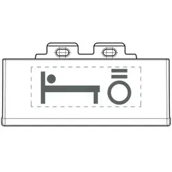 Legrand NT4915SETBL Symbol-Kit ”Licht Bett” Tech