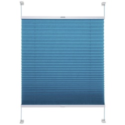 LIEDECO Klemmfix-Plissee, Young Colours, 75x150 cm - blau