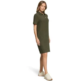 Cartoon Polokleid Damen Braun 34
