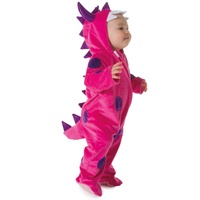 Pretend to Bee Rosa und Lila Dinosaurier Monster Onesie Verkleidungskostüm für Kinder/Kleinkinder/Babys, 12-18 Monate