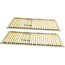 Coemo Partnerset 2 x Lattenrost XXL 90x200cm extra stabil