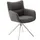 MCA Furniture 4-Fußstuhl Limone 2 Leder grau 2er Set