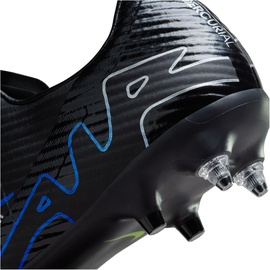 Nike Herren Zoom Vapor 15 Acad Sg-Pro Ac Fußballschuh, Black Chrome Hyper Royal, 44
