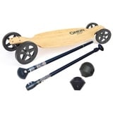 Offroad-Longboard Onda Longa von Onda Motion - 107 cm x 27 cm - Allterrain - Longboarding - Landpaddling (Longboard mit Fiberglas-Carbon-Landpaddling-Stick)