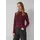 s.Oliver Geripptes Longsleeve im Slim Fit mit Stehkragen - rot - 48