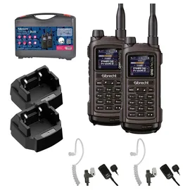 Albrecht 2er Kofferset Tectalk Duo, PMR446 + Freenet (1W) 29148.S1 PMR/Freenet-Handfunkgerät