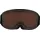 Alpina NAKISKA - Beschlagfreie, Extrem Robuste & Bruchsichere OTG Skibrille Mit 100% UV-Schutz Für Erwachsene, black matt
