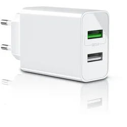 Aplic USB-Ladegerät 3000 mA, 2-Port, 30W, Quick Charge 3.0 (QC 3.0) Schnelladefunktion