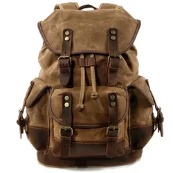 Rucksack Craftride RG8 Canvas Tasche im Vintage-Look für Freizeit 20Ltr braun