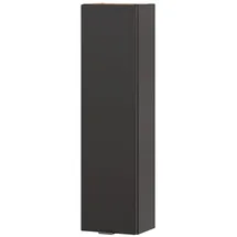 Lomadox - Badezimmer Hängeschrank Toskana-black-56 In Seidenmatt Anthrazit B/h/t Ca. 20/75/16cm