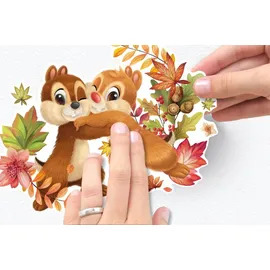 KOMAR Disney Deco-Sticker von Komar - Be in Nature - Größe 100 x 70 cm - Kinderzimmer, Wandtattoo, Dekoration, Sticker, Simba, König der Löwen, bunt