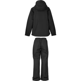Weather Report Regenanzug 2er Set Jagger Jr AWG Rain", mit wasser- und winddichter Ausstattung 1001 Black 152, schwarz,