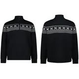 CMP Halbzippullover Schwarz / Blau 54