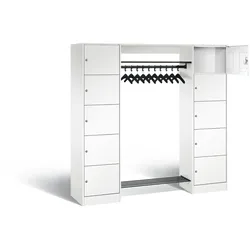 C+P Offene Garderobe Serie 8070, H1950xB1870xT480mm