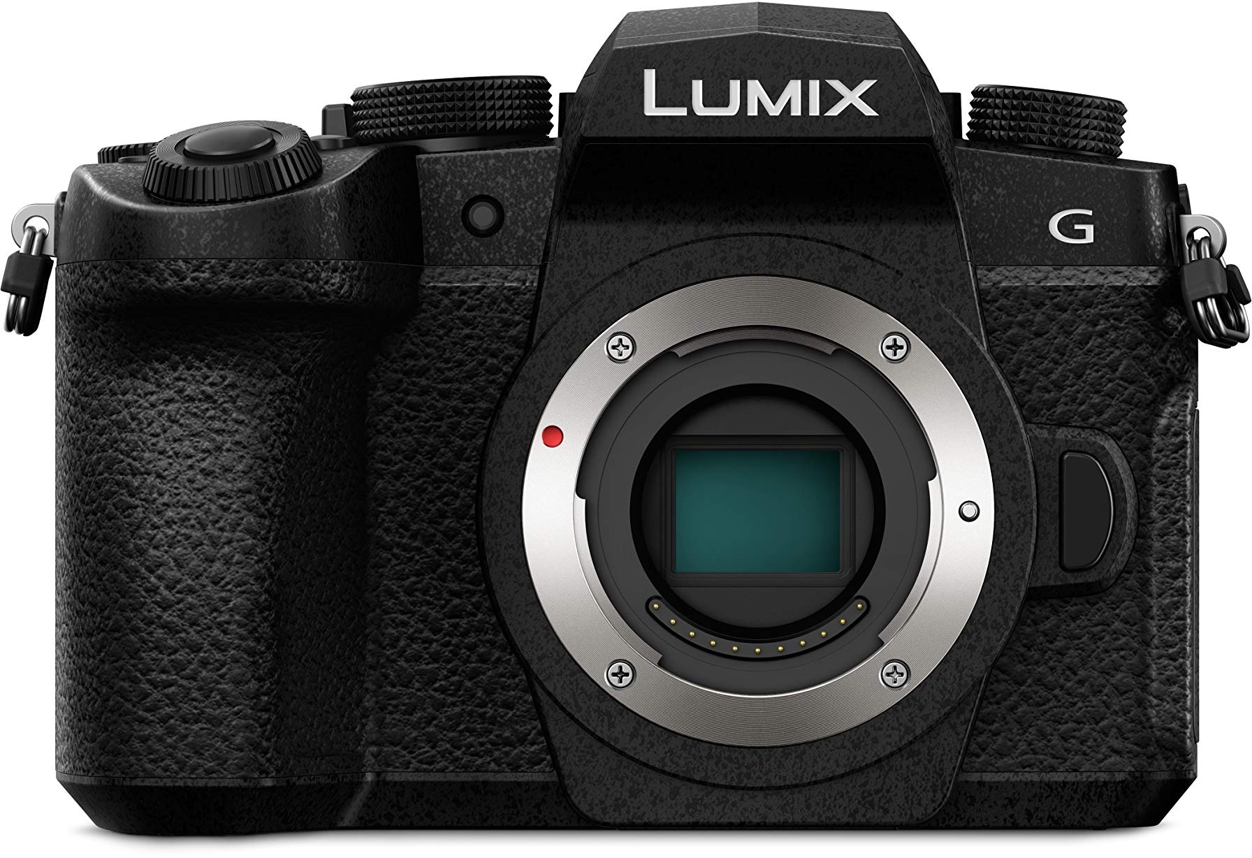 Panasonic Lumix DC-G91EG-K Systemkamera, 20 MP, Dual I.S., OLED Sucher, 4K Fotokamera, Staub-/Spritzwasserschutz, schwarz