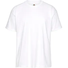 FRUIT OF THE LOOM T-Shirt », sechs Stück in unterschiedlicher Farbkomination« Packung, 6er-Pack, 6 Stk. mit Rundhalsausschnitt Gr. S (44/46), weiß, navy, , 19112730-S