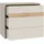Forte Schubladenkommode 96,3 x 84,1 x 50,2 cm Beige