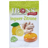 Arno Knof GmbH Ibons Ingwer Zitrone ohne Zucker Tüte Lutschbonbons