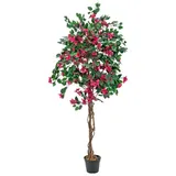 Europalms Bougainvillea, Kunstpflanze, magenta, 180cm