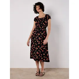 Apricot Midikleid Schwarz 36