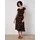 Apricot Midikleid Schwarz 36