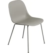 Muuto Fiber Side Chair Tube base, grau