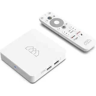 Homatics Box R Lite Android TV Mediaplayer Weiß (4K UHD, 5GHz WiFi, Bluetooth, Sprachfernbedienung)