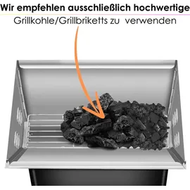 Steinborg Klappgrill schwarz