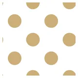 Noordwand Kids at Home Tapete Dotty Gold Weiß und Golden 100105