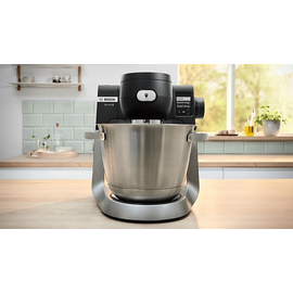 Bosch MUMS6ZS13D Küchenmaschine Jet black matt (Rührschüsselkapazität: 5,5 l, 1600 Watt)